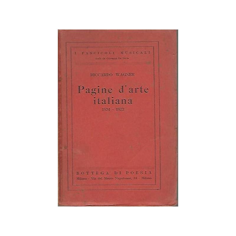 PAGINE D'ARTE ITALIANA. 1834-1872