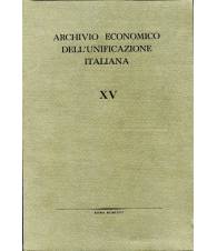 Archivio economico dell'unificazione italiana Vol. XV: Fascicolo unico