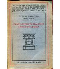 Come l'esercito italiano entrò in guerra