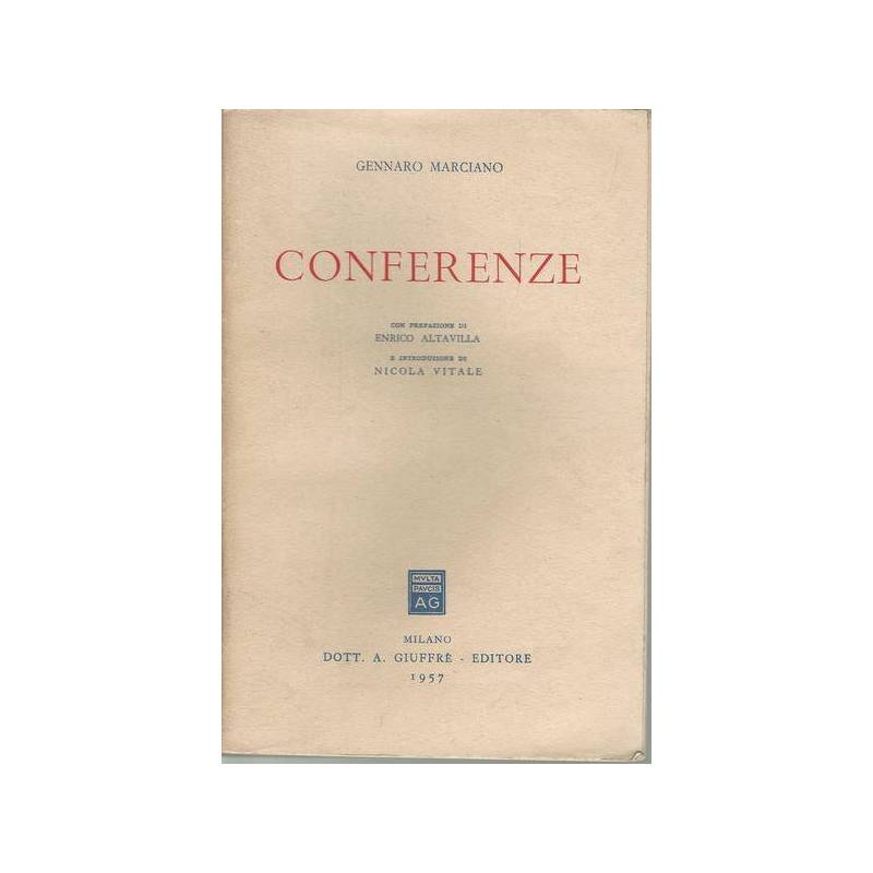 CONFERENZE: la poesia, la scienza, il diritto, la patria.