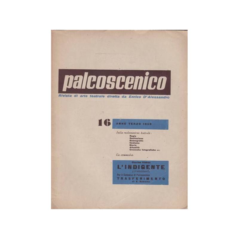 Palcoscenico. 16. Anno Terzo 1949.