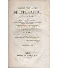 Leçons choisies de littérature française et de morale. 1-2