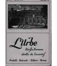 L'urbe. Rivista Romana. Anno XXVI - Nuova serie N° 4 Lug. Ago. 1963