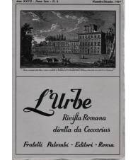 L'urbe. Rivista Romana. Anno XXVII - Nuova serie N° 6 Nov. Dic. 1964