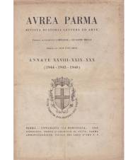 Aurea Parma. Indice annate XXVIII - XXIX - XXX (1944-1945-1946)