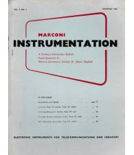 Marconi instruments. A Technical Information Bulletin. Vol. 8 - N. 4 - Dic. 1961