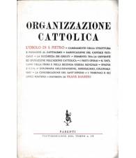 Organizazione cattolica. L'obolo di S. Pietro
