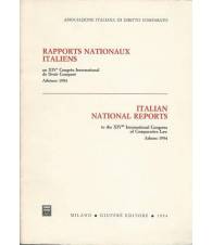 RAPPORTS NATIONAUX ITALIENS - ITALIAN NATIONAL REPORTS. Athenes 1994