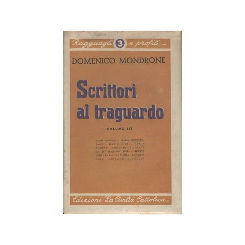 SCRITTORI AL TRAGUARDO - Volume III