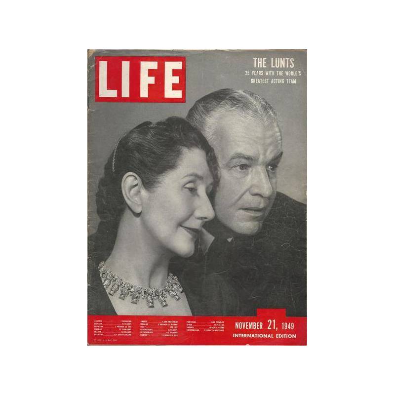LIFE Magazine - November 21, 1949. International Edition