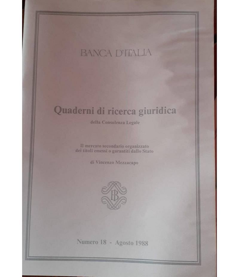 Quaderni di ricerca giuridica della Consulenza Legale ...