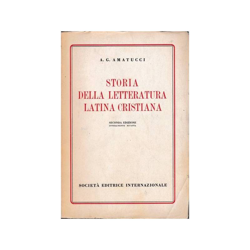 Storia della Letteratura Latina Cristiana