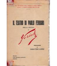 Il teatro di Paolo Ferrari nella critica di Yorick