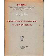Trasformazione e colonizzazione del latifondo siciliano