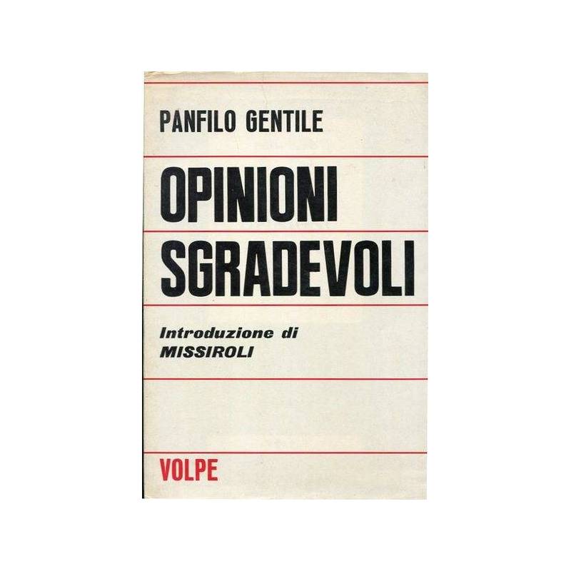 Opinioni sgradevoli