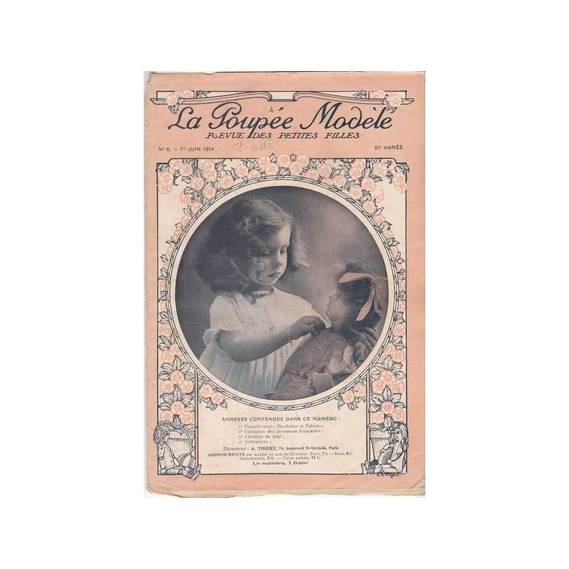 La Poupée Modèle. Revue des petites filles. N. 6. 1 Giugno 1914