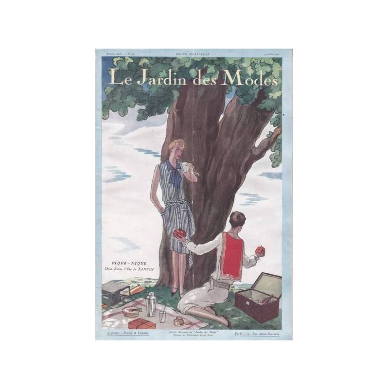 Le Jardin des Modes. Revue mensuelle. N. 96. Luglio 1927