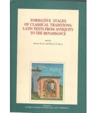 Formative stages of classical traditions