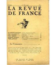 La revue de France, 6° année, n. 9, 1 Mai 1926