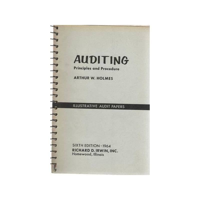 AUDITING Principles and Procedure