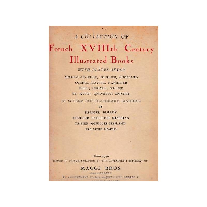 A collection of French XVIIIth Century illustrated Books