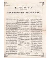 La ricamatrice. Giornale di ogni genere di lavoro (...). 31 Gennaio 1851.