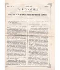 La ricamatrice. Giornale di ogni genere di lavoro (...). 6 Febbraio 1851.