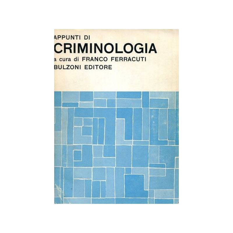 Appunti di criminologia