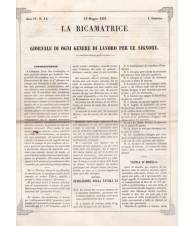 La ricamatrice. Giornale di ogni genere di lavoro (...). 16 Maggio 1851.