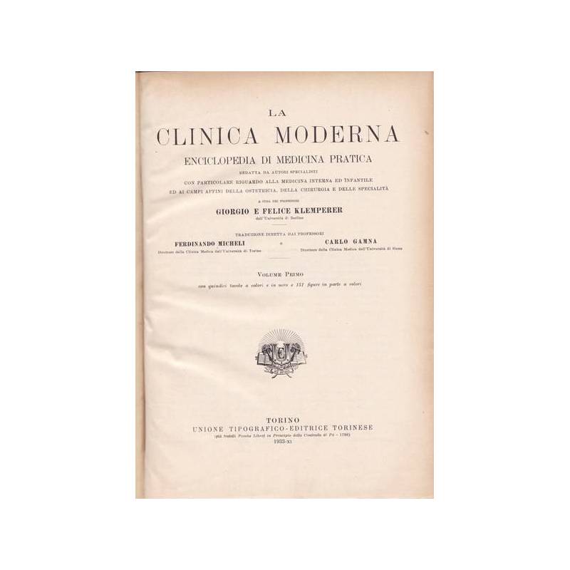 La clinica moderna. Enciclopedia di medicina pratica. (10 volumi)