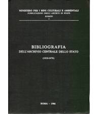 Bibliografia dell'Archivio Centrale dello Stato (1953 - 1978)