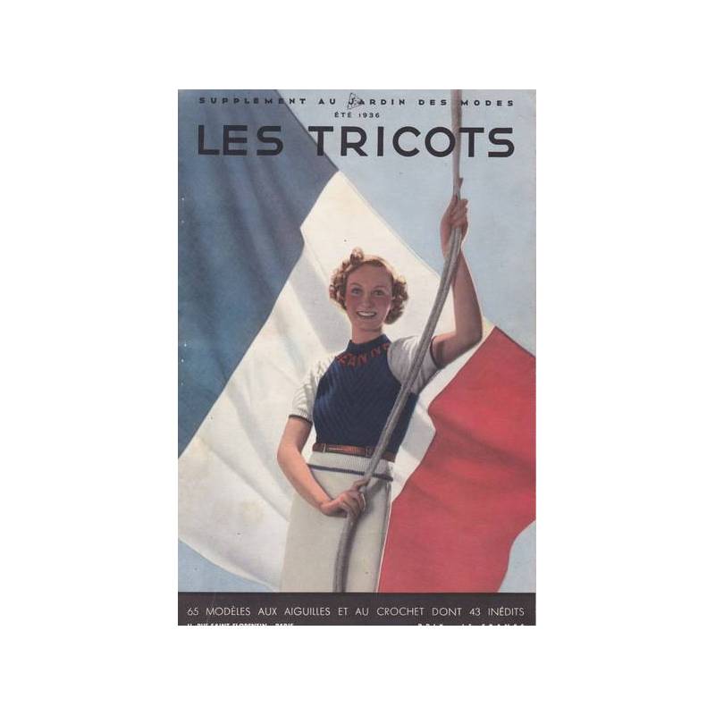 Les Tricots. Supplement au `Jardin des Modes`. Estate 1936.