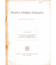 Rivista storica italiana. Anno LXXVIII Fasc. IV Estratto