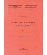 Osservazioni e strumenti di meteorologia. Vol. I e Vol. II.