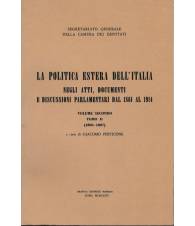 La politica estera dell'Italia. Volume secondo Tomo II (1883-1887)