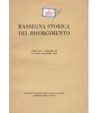 Rassegna storica del Risorgimento. XLII. IV. Ottobre-Dicembre 1955.
