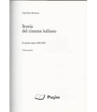 STORIA DEL CINEMA ITALIANO. IL CINEMA MUTO 1895-1929. VOLUME PRIMO