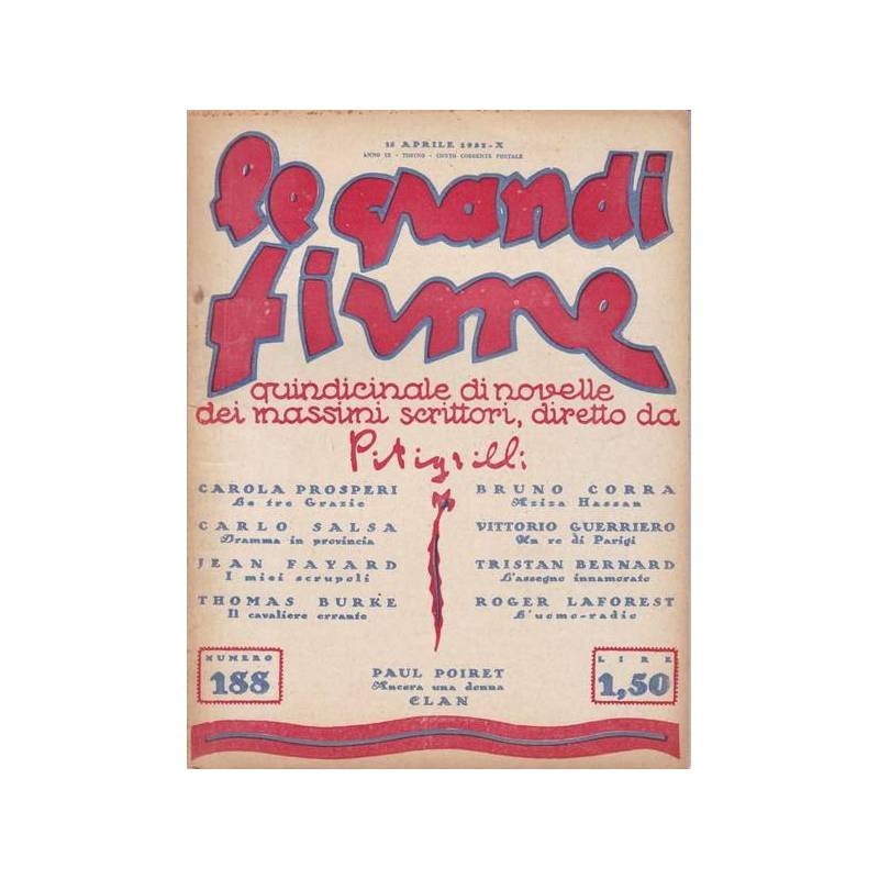 Le Grandi Firme. N. 188. 15 aprile 1932.