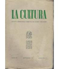 La cultura.Rivista bimestrale diretta da Guido Calogero.Anno III fasc.5 Set.1965