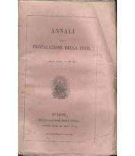 ANNALI DELLA PROPAGAZIONE DELLA FEDE 1849
