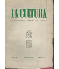 La cultura. Rivista bimestrale diretta da Guido Calogero.Anno II Fasc.1 Gen.1964
