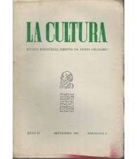La cultura.Rivista bimestrale diretta da Guido Calogero.Anno II fasc.5 Sett.1964