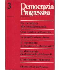 DEMOCRAZIA PROGRESSIVA. RIVISTA TRIMESTRALE. NOVEMBRE 1975 N. 3