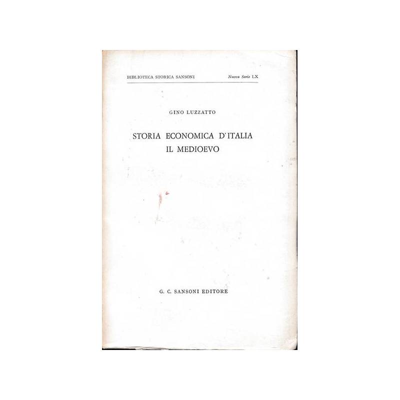 Storia economica d'Italia. Il medioevo