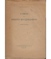 CORSO DI DIRITTO ECCLESIASTICO - Volume secondo