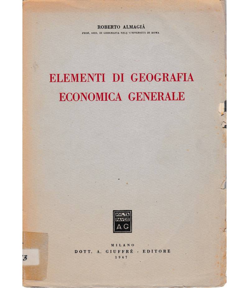 Elementi di Geografia Economica Generale