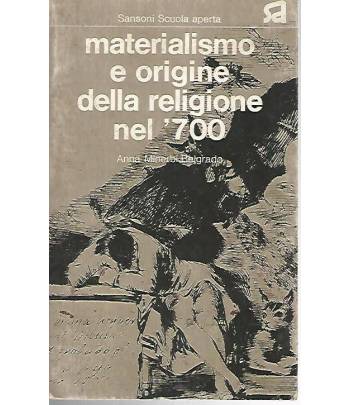Materialismo e origine della religione nel 700