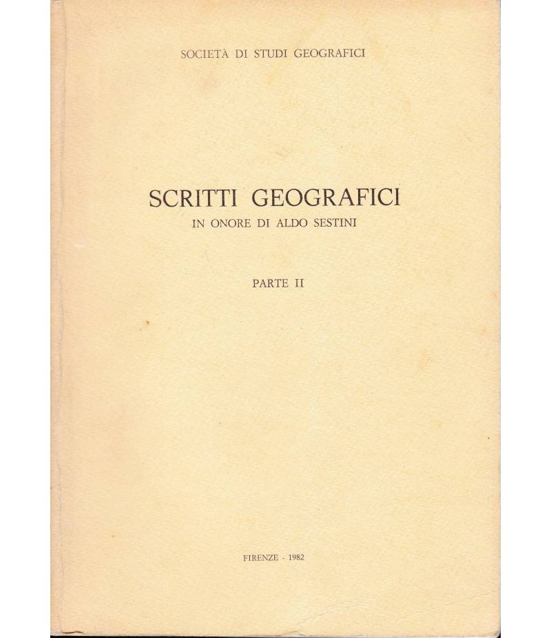 Scritti geografici in onore di Aldo Sestini parte II