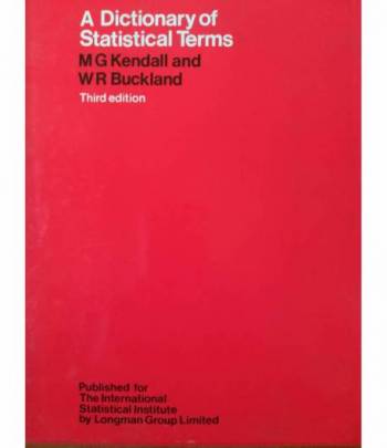 A Dictionary of Statistical Terms