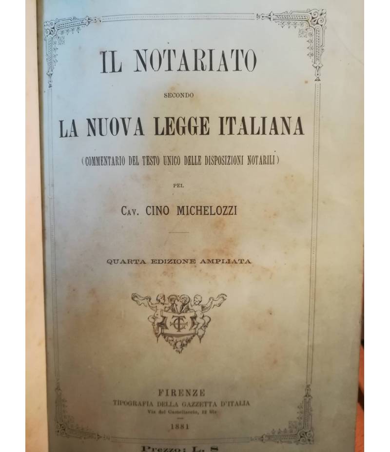 Il notariato secondo la nuova legge italiano
